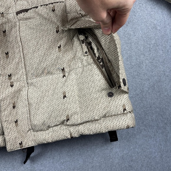 686 Jacket Mens Small Tan Brown Snowboard Ski Hooded Insulated Limited Edition - Picture 10 of 16